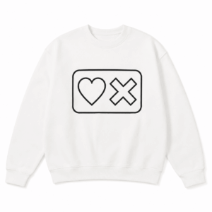 Sudadera Origin Blanca - Corazon y x